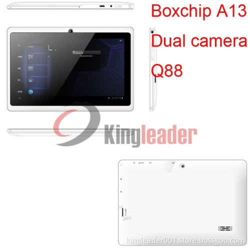 7" Q88 Android Tablet PC/MID with Dual Camera, Multi-Point Capacitive Touch Screen (A13B)